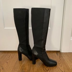 Diane Von Furstenberg Tall knee ugh black boots